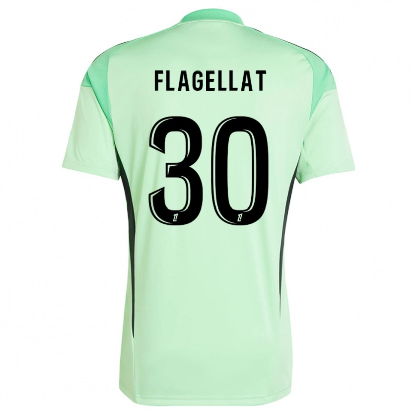 Danxen Børn Alizée Flagellat #30 Lys Grøn Sort Målmandstrøje 2025/26 Trøje T-shirt