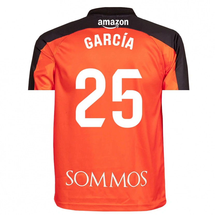 Danxen Børn Jaime García #25 Orange Sort Målmandstrøje 2025/26 Trøje T-shirt