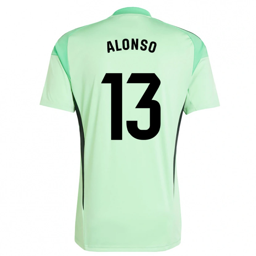 Danxen Børn Maikel Alonso #13 Lys Grøn Sort Målmandstrøje 2025/26 Trøje T-shirt