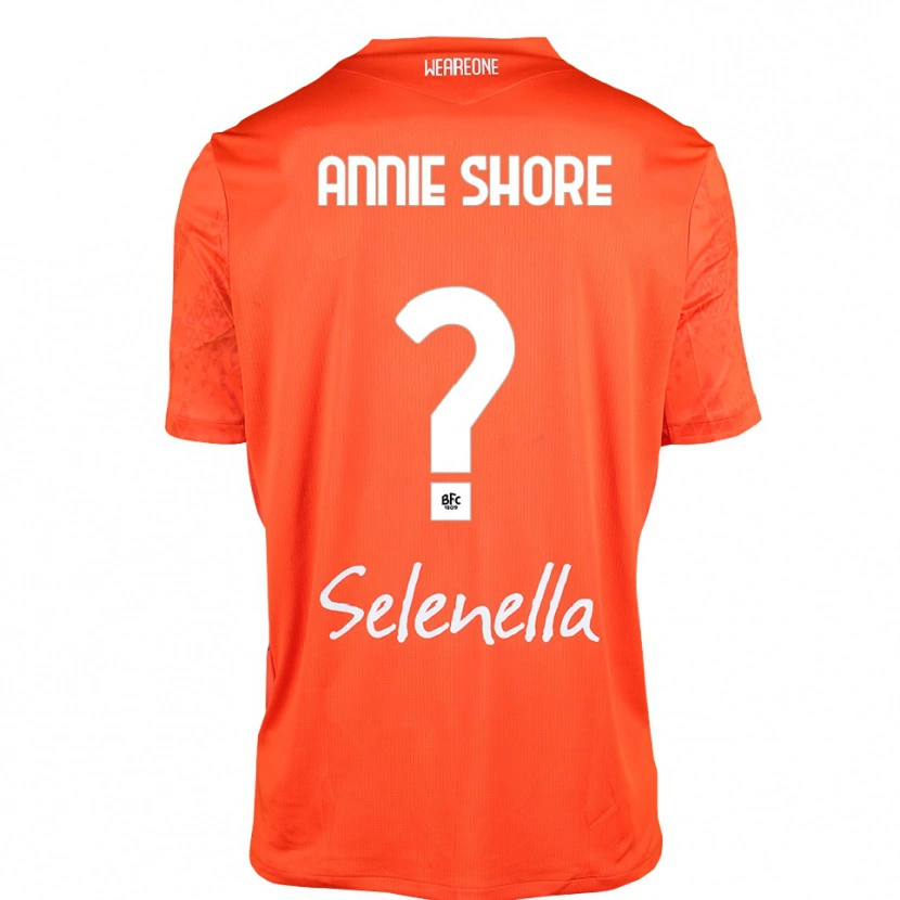 Danxen Børn Margot Annie Shore #0 Orange Sort Hvid Målmandstrøje 2025/26 Trøje T-shirt