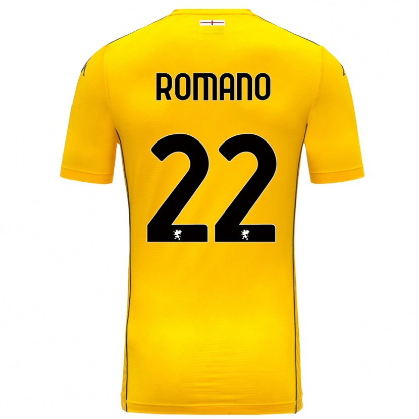 Danxen Børn Andrew Romano #22 Mørk Gul Sort Målmandstrøje 2025/26 Trøje T-shirt