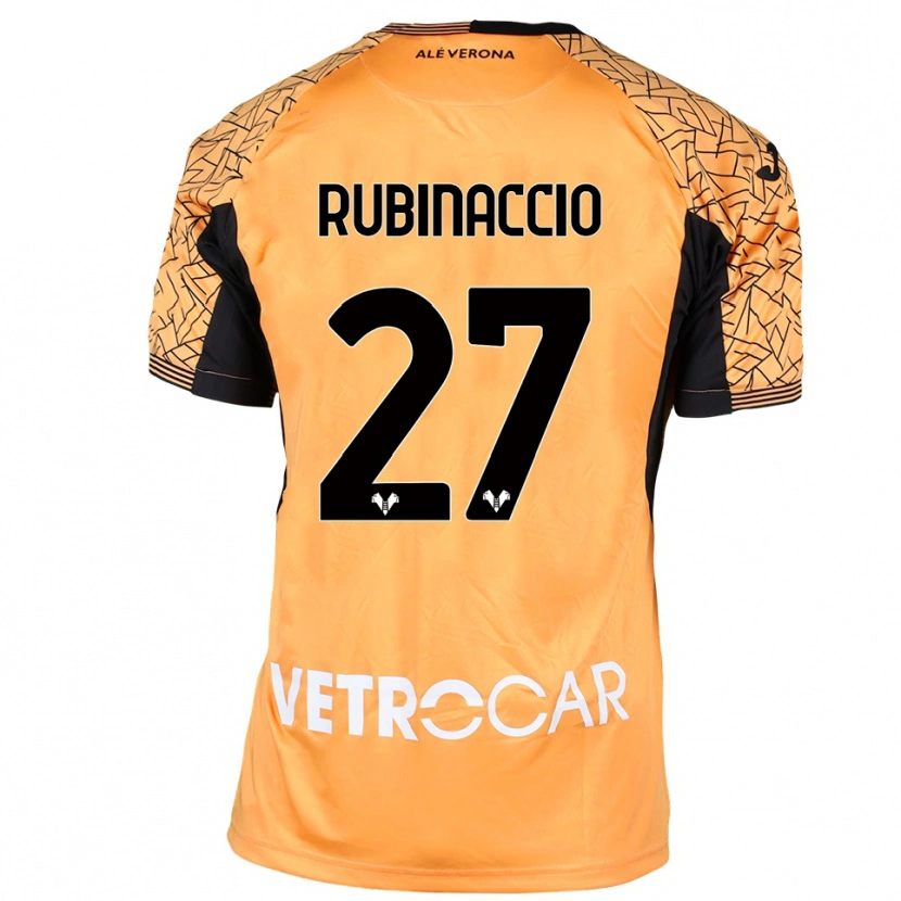 Danxen Børn Nikol Rubinaccio #27 Orange Sort Hvid Målmandstrøje 2025/26 Trøje T-shirt