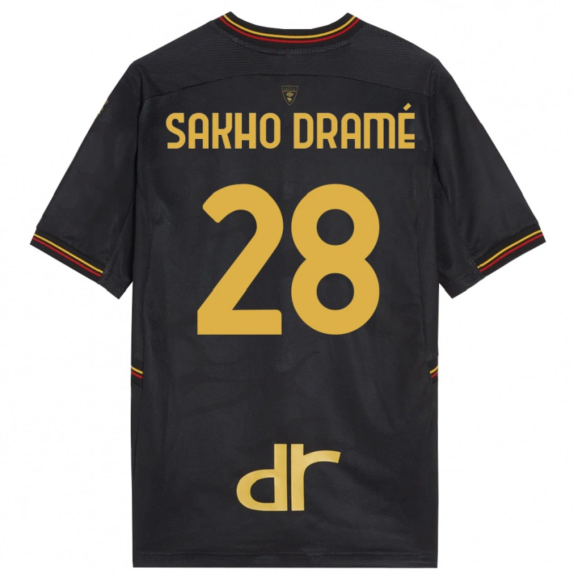 Danxen Børn Samba Sakho Dramé #28 Sort Brun Målmandstrøje 2025/26 Trøje T-shirt