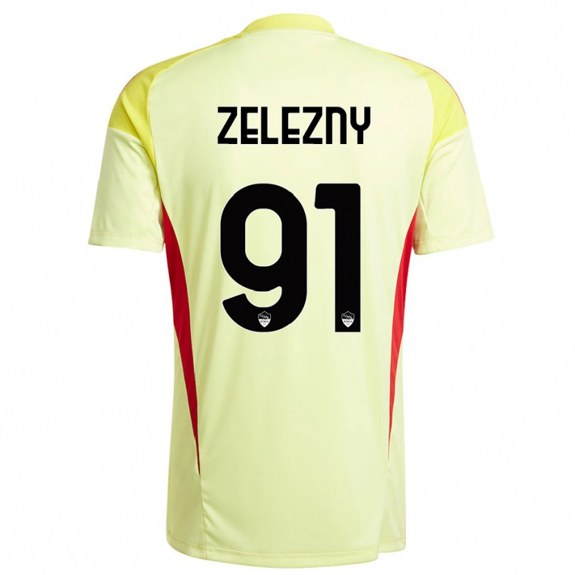 Danxen Børn Radoslaw Zelezny #91 Lysegul Orange Målmandstrøje 2025/26 Trøje T-shirt