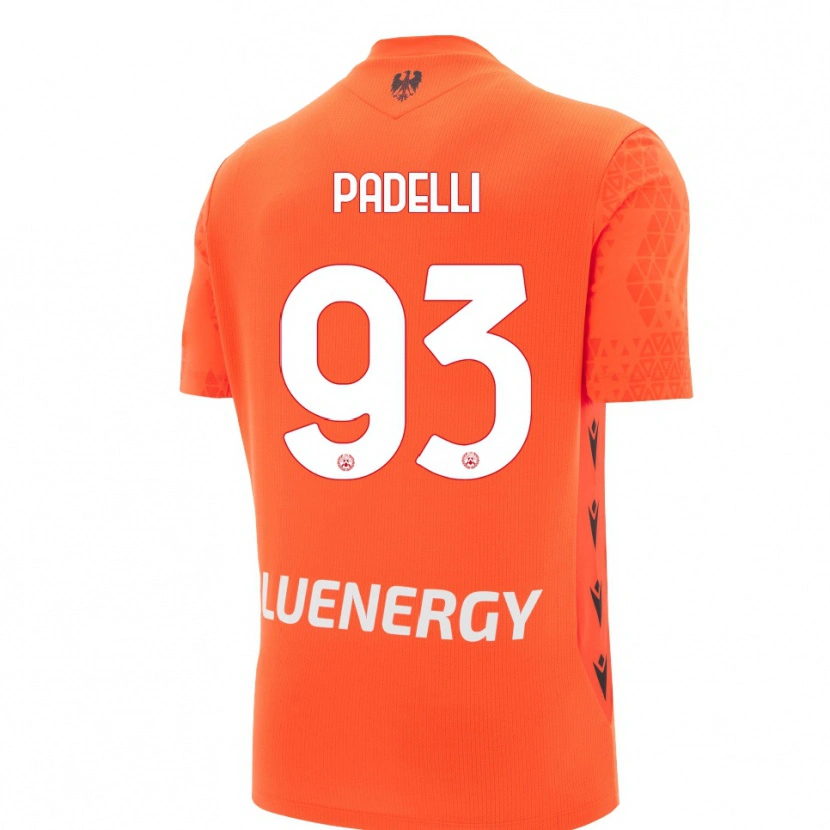Danxen Børn Daniele Padelli #93 Orange Rød Sort Målmandstrøje 2025/26 Trøje T-shirt