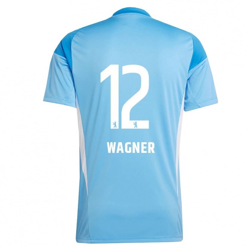 Danxen Børn Melanie Wagner #12 Blå Sort Målmandstrøje 2025/26 Trøje T-shirt