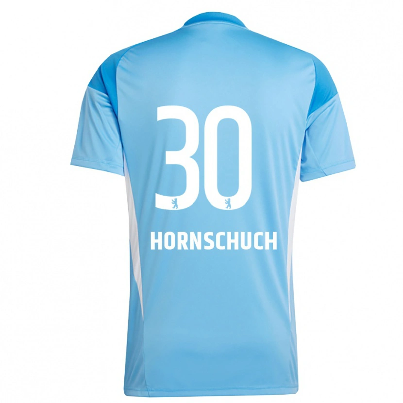 Danxen Børn Sarah Hornschuch #30 Blå Sort Målmandstrøje 2025/26 Trøje T-shirt