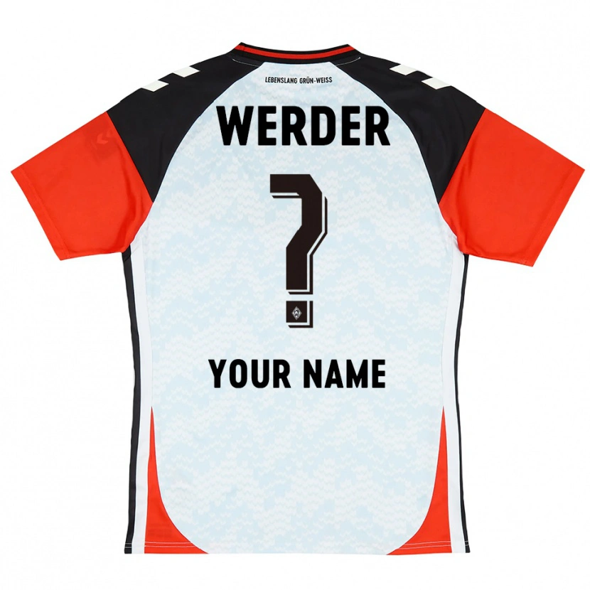 Danxen Børn Werder Bremen Sort Rød Gul Målmandstrøje 2025/26 Trøje T-shirt