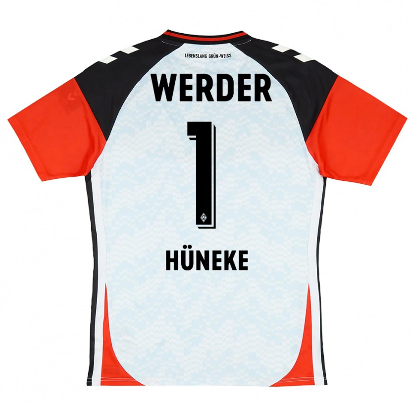 Danxen Børn Win Hüneke #1 Sort Rød Gul Målmandstrøje 2025/26 Trøje T-shirt