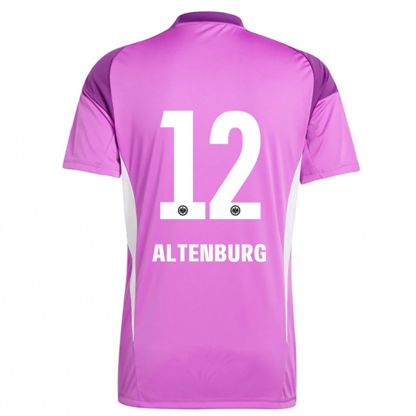 Danxen Børn Lina Altenburg #12 Lilla Hvid Målmandstrøje 2025/26 Trøje T-shirt
