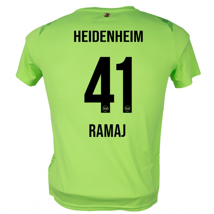 Danxen Børn Diant Ramaj #41 Bleg Grøn Målmandstrøje 2025/26 Trøje T-shirt