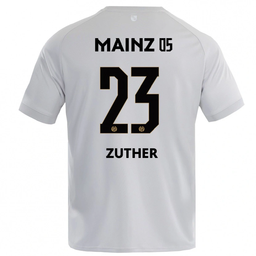 Danxen Børn Pit Zuther #23 Lysegrå Blå Målmandstrøje 2025/26 Trøje T-shirt