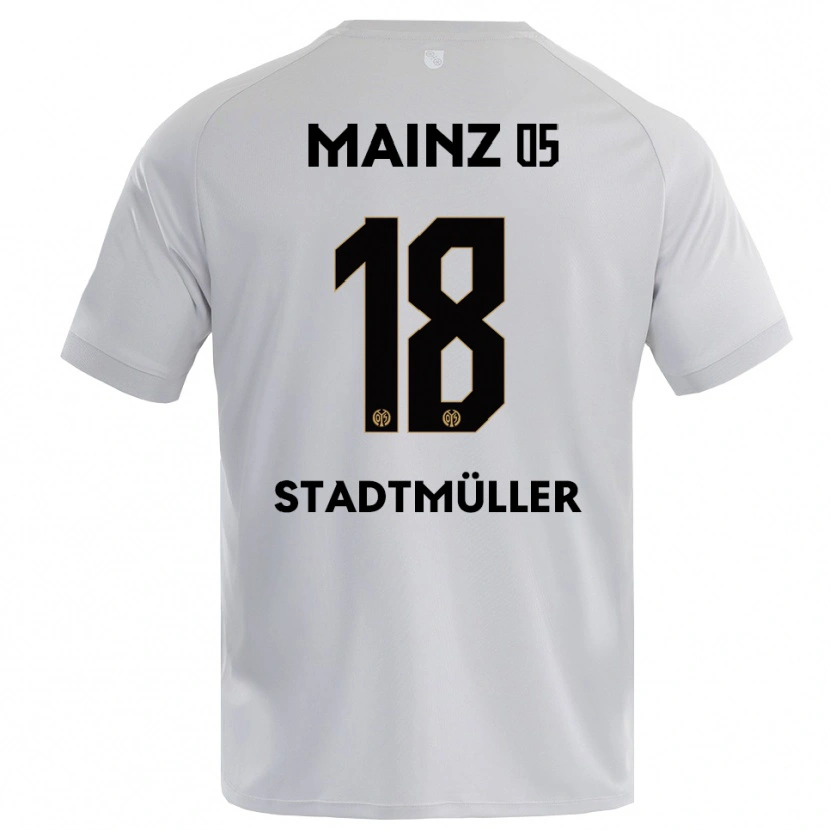 Danxen Børn Elias Stadtmüller #18 Lysegrå Blå Målmandstrøje 2025/26 Trøje T-shirt
