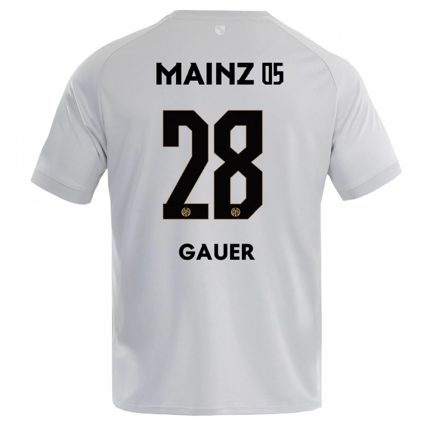 Danxen Børn Luke Gauer #28 Lysegrå Blå Målmandstrøje 2025/26 Trøje T-shirt