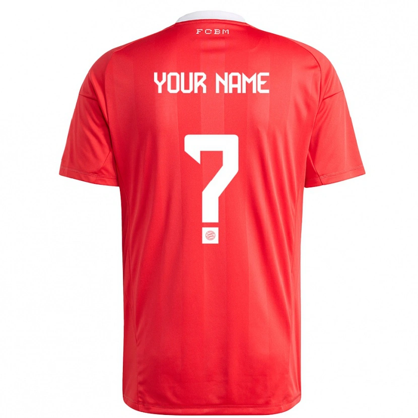 Danxen Børn Bayern Munich Rød Hvid Målmandstrøje 2025/26 Trøje T-shirt