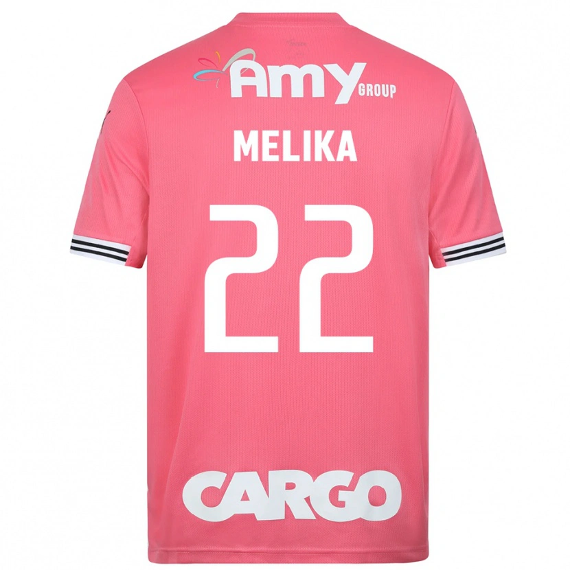 Danxen Børn Ofek Melika #22 Pink Hvid Målmandstrøje 2025/26 Trøje T-shirt