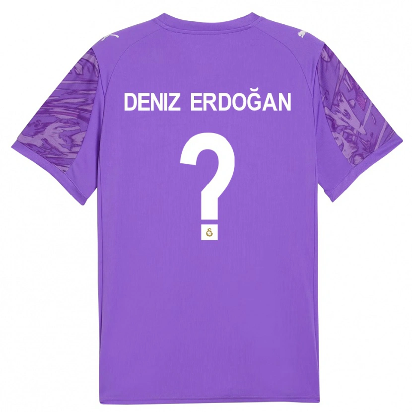 Danxen Børn Ali Deniz Erdoğan #0 Lilla Hvid Målmandstrøje 2025/26 Trøje T-shirt