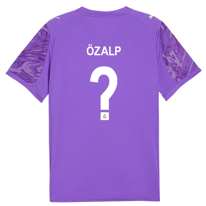 Danxen Børn Hamza Özalp #0 Lilla Hvid Målmandstrøje 2025/26 Trøje T-shirt