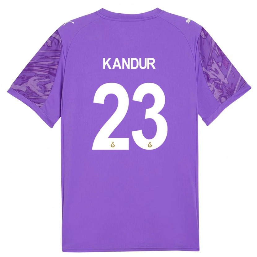 Danxen Børn Müge Kandur #23 Lilla Hvid Målmandstrøje 2025/26 Trøje T-shirt
