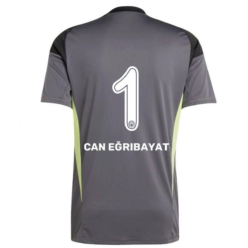 Danxen Børn İrfan Can Eğribayat #1 Dæmpet Grå Sort Målmandstrøje 2025/26 Trøje T-shirt