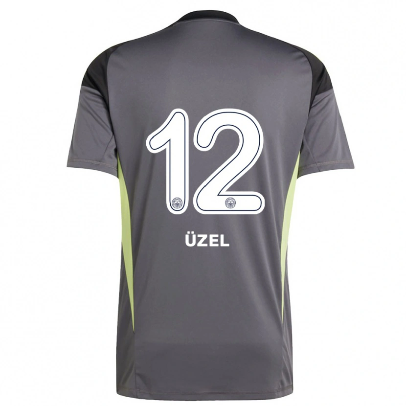 Danxen Børn Nevzat Üzel #12 Dæmpet Grå Sort Målmandstrøje 2025/26 Trøje T-shirt