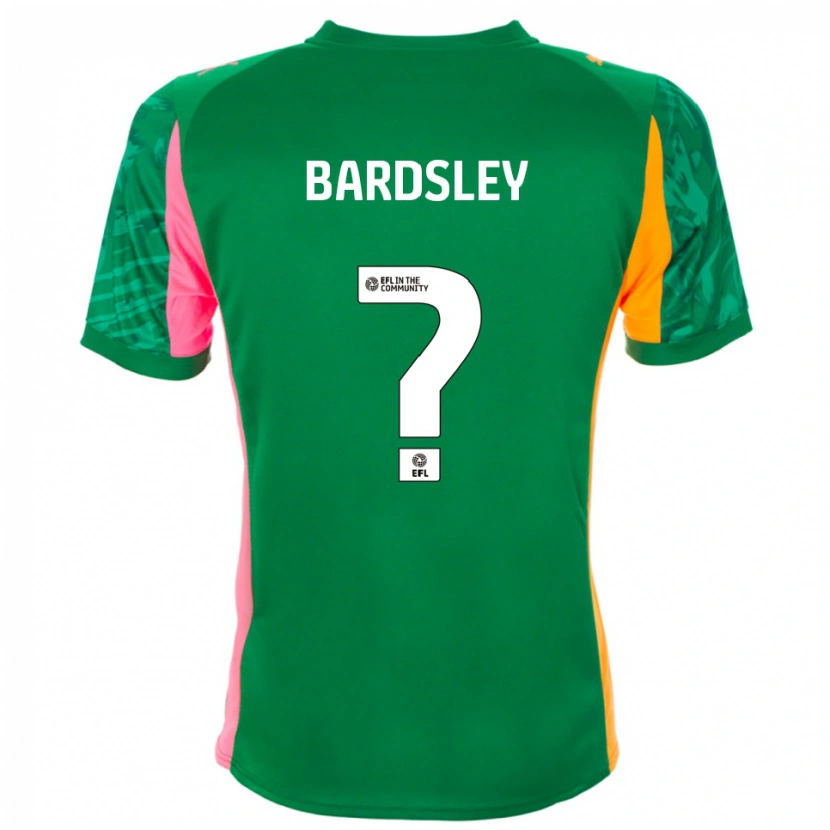 Danxen Mænd Harvey Bardsley #0 Grøn Appelsin Målmandstrøje 2025/26 Trøje T-shirt