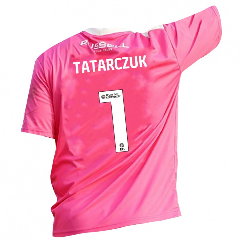 Danxen Mænd Olena Tatarczuk #1 Rose Pink Målmandstrøje 2025/26 Trøje T-shirt