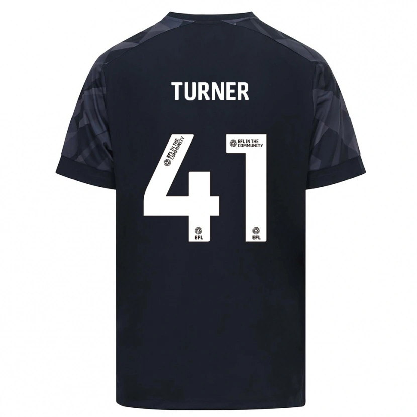 Danxen Mænd Matthew Turner #41 Sort Hvid Målmandstrøje 2025/26 Trøje T-shirt