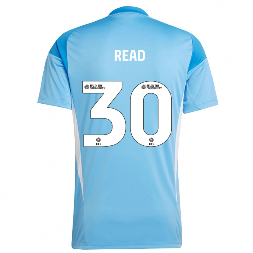 Danxen Mænd Jasmine Read #30 Himmelblå Målmandstrøje 2025/26 Trøje T-shirt