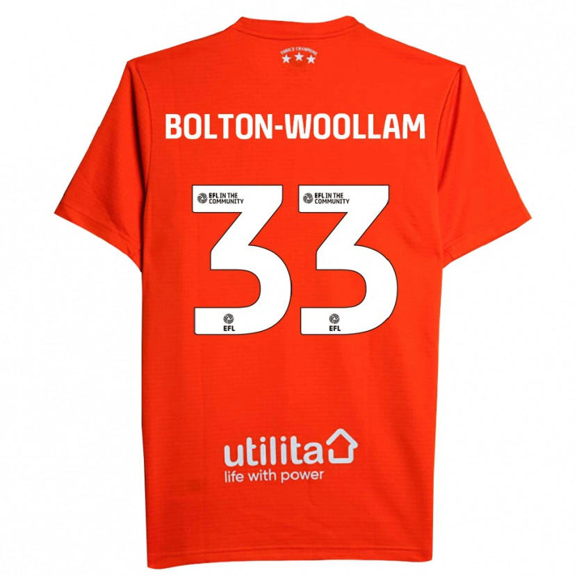 Danxen Mænd Kacey Bolton-Woollam #33 Rød Hvid Målmandstrøje 2025/26 Trøje T-shirt