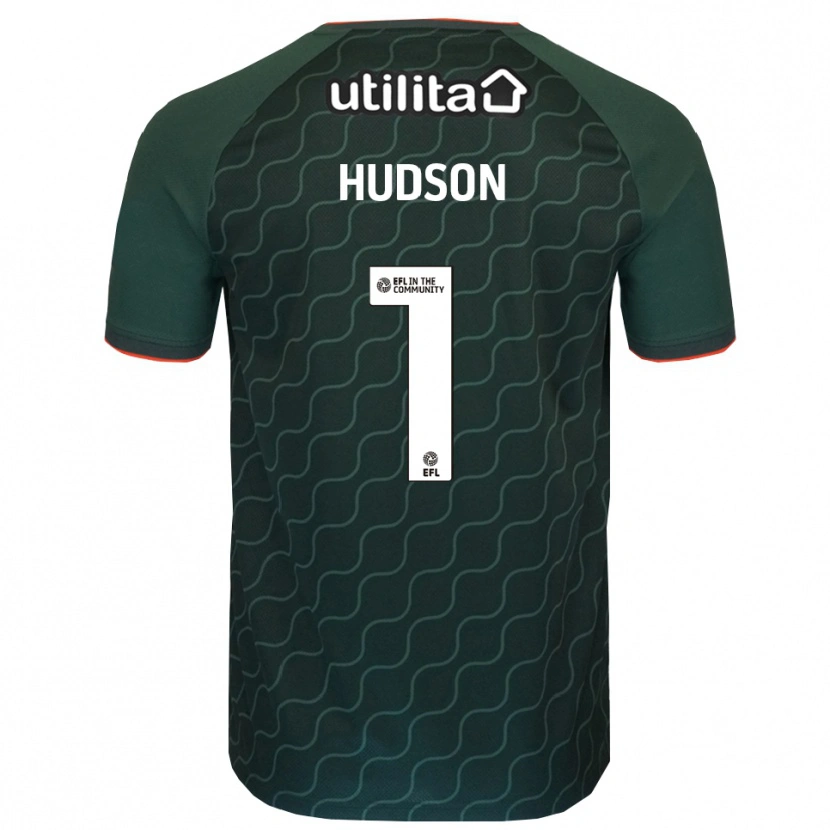Danxen Mænd Sarah Hudson #1 Mørkegrøn Målmandstrøje 2025/26 Trøje T-shirt