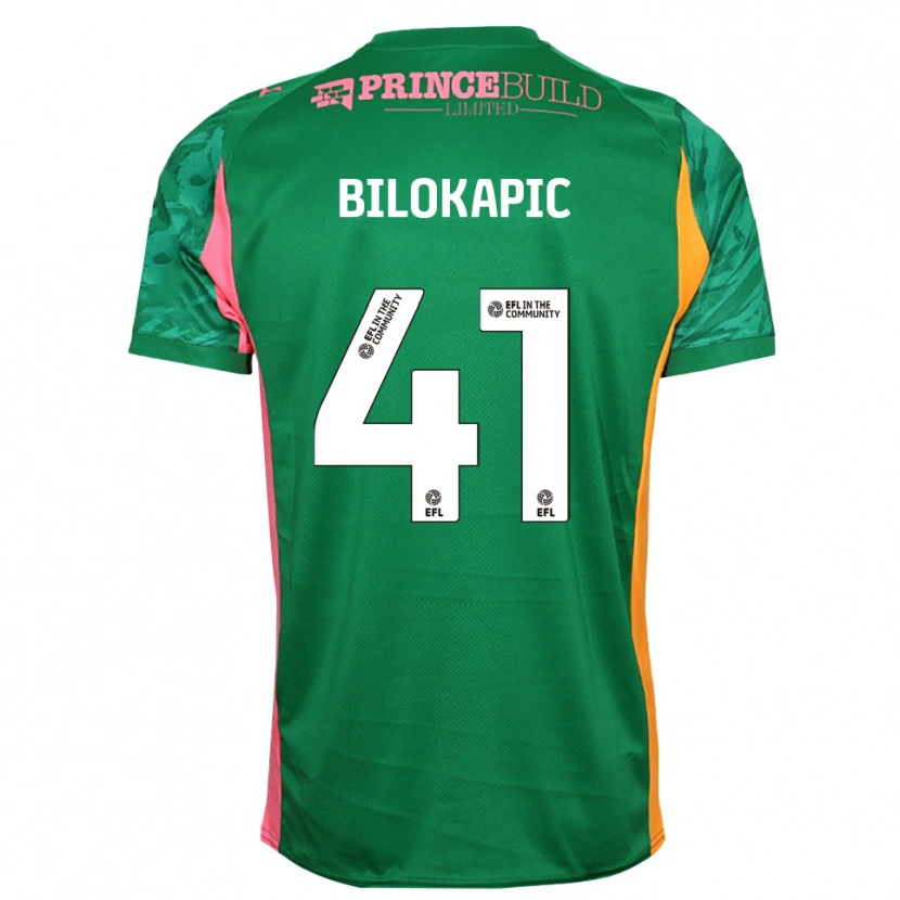 Danxen Mænd Nicholas Bilokapic #41 Grøn Pink Målmandstrøje 2025/26 Trøje T-shirt
