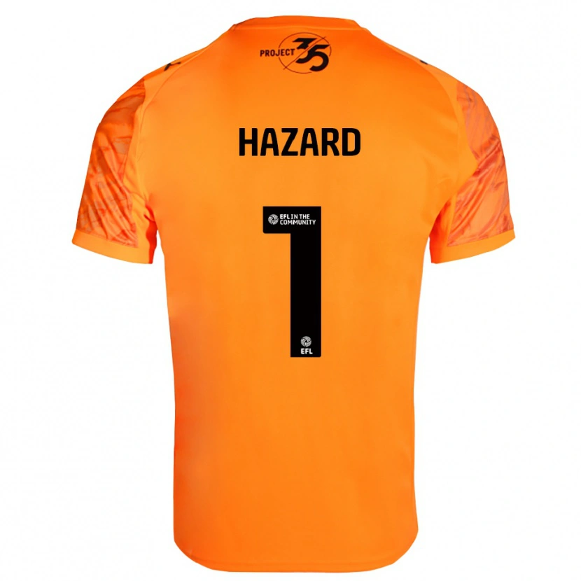 Danxen Mænd Conor Hazard #1 Appelsin Sort Målmandstrøje 2025/26 Trøje T-shirt