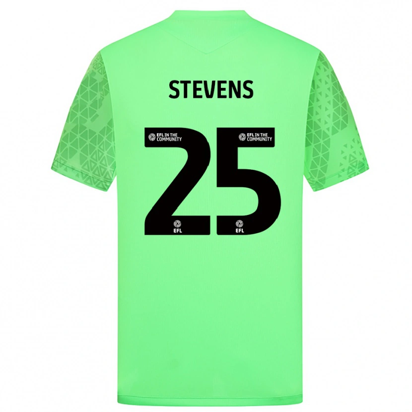 Danxen Mænd Jack Stevens #25 Lys Grøn Målmandstrøje 2025/26 Trøje T-shirt
