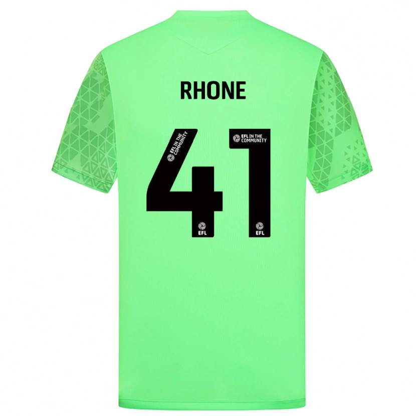 Danxen Mænd Harrison Rhone #41 Lys Grøn Målmandstrøje 2025/26 Trøje T-shirt