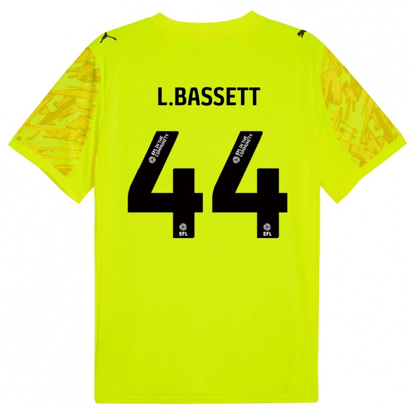 Danxen Mænd Louis Bassett #44 Lysende Grøn Sort Målmandstrøje 2025/26 Trøje T-shirt