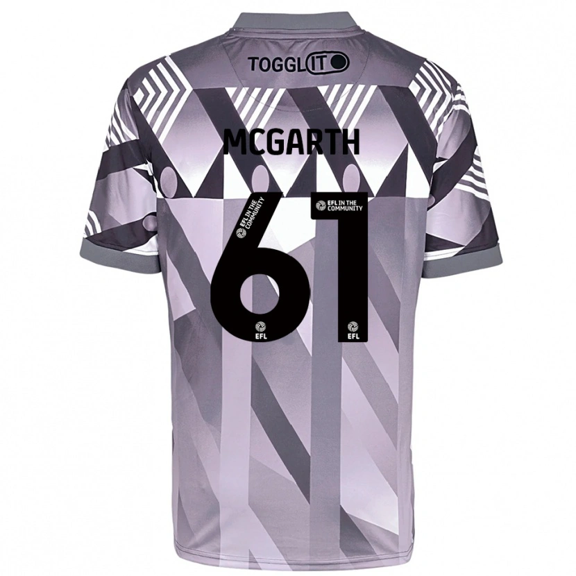 Danxen Mænd Ethan McGarth #61 Lysegrå Målmandstrøje 2025/26 Trøje T-shirt