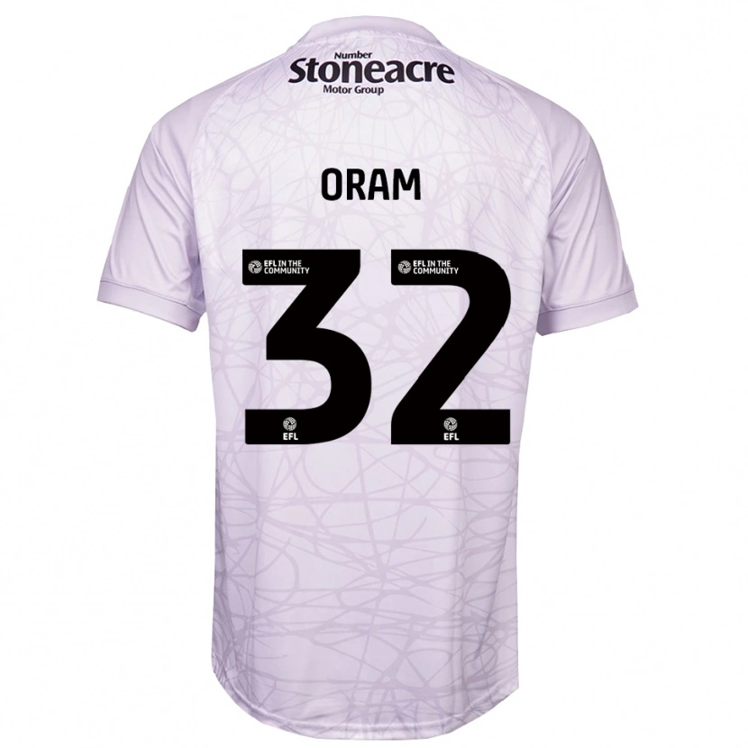 Danxen Mænd Jake Oram #32 Lysegrå Sort Målmandstrøje 2025/26 Trøje T-shirt