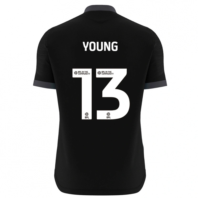 Danxen Mænd Brad Young #13 Sort Hvid Målmandstrøje 2025/26 Trøje T-shirt