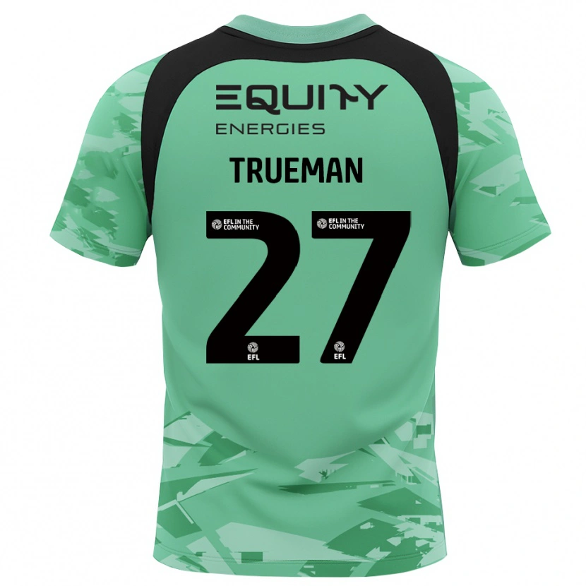 Danxen Mænd Connal Trueman #27 Lys Grøn Glack Målmandstrøje 2025/26 Trøje T-shirt
