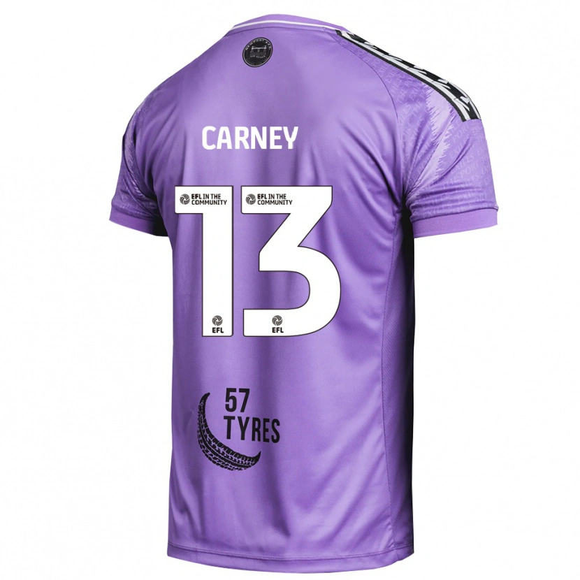 Danxen Mænd Jacob Carney #13 Lys Lilla Målmandstrøje 2025/26 Trøje T-shirt
