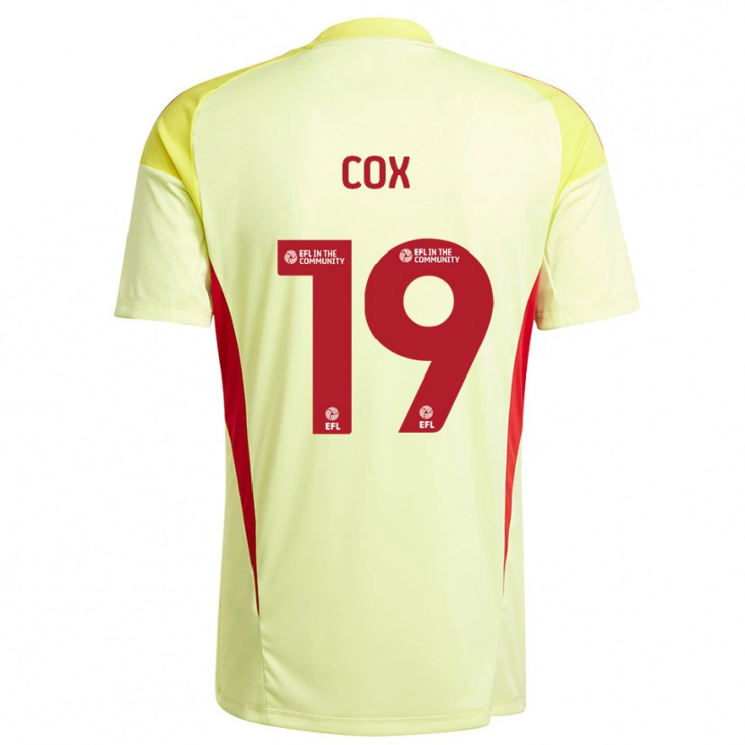 Danxen Mænd Hannah Cox #19 Bleg Gul Målmandstrøje 2025/26 Trøje T-shirt