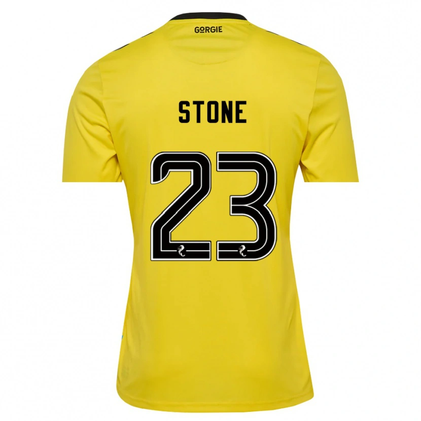 Danxen Mænd Harry Stone #23 Gul Rød Sort Målmandstrøje 2025/26 Trøje T-shirt