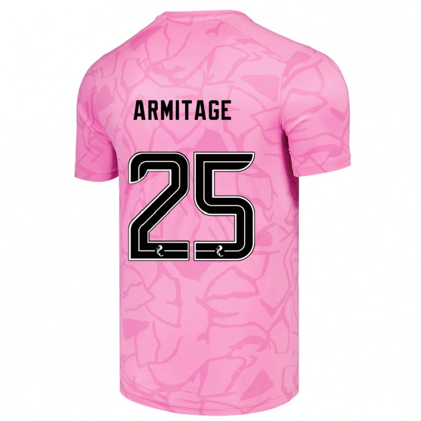 Danxen Mænd Rowena Armitage #25 Pink Sort Målmandstrøje 2025/26 Trøje T-shirt