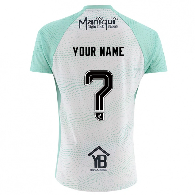 Danxen Mænd Falkirk FC Sort Hvid Målmandstrøje 2025/26 Trøje T-shirt