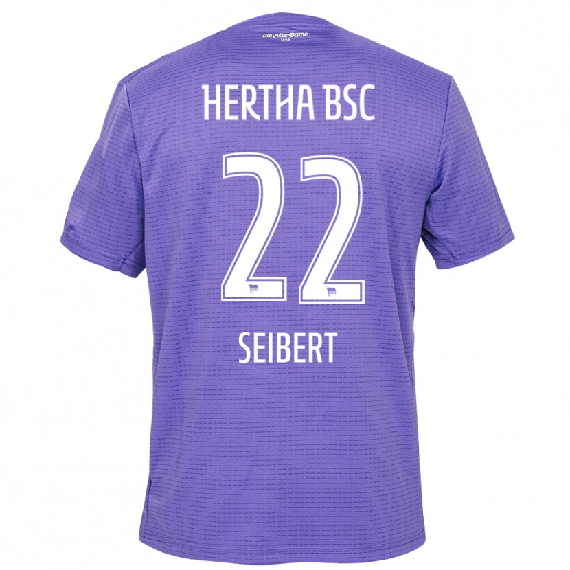 Danxen Mænd Christian Seibert #22 Lilla Hvid Målmandstrøje 2025/26 Trøje T-shirt