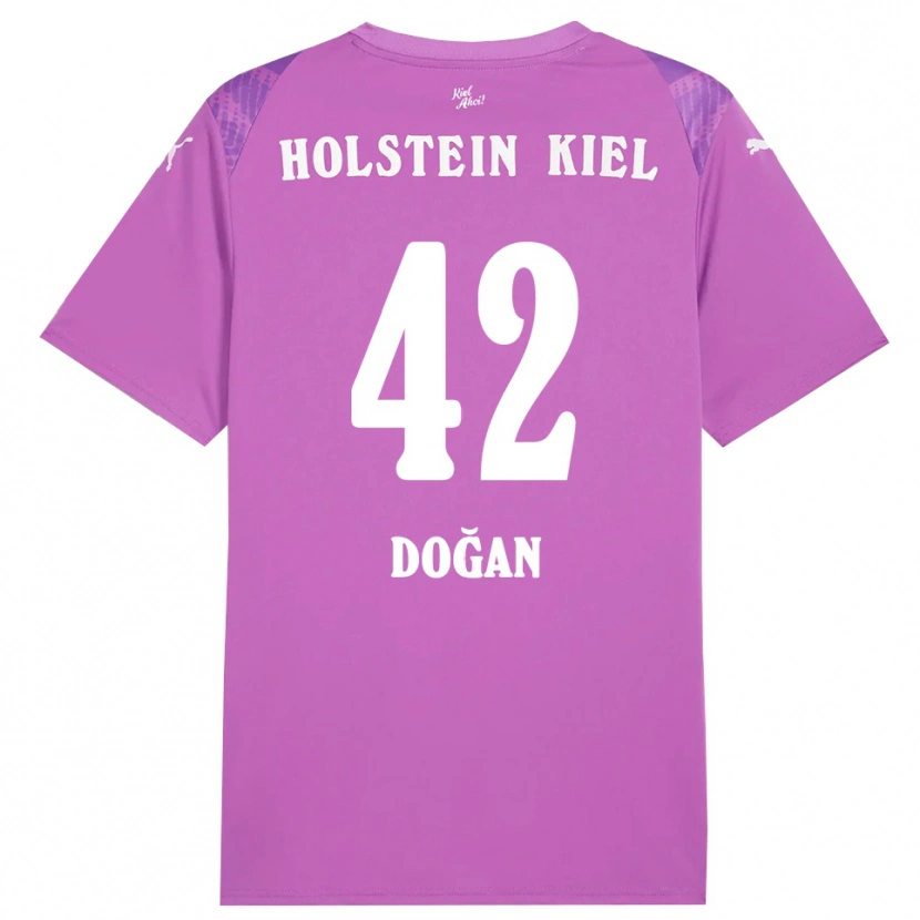 Danxen Mænd Tyler Doğan #42 Lilla Hvid Målmandstrøje 2025/26 Trøje T-shirt