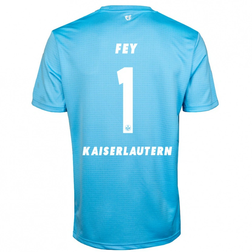 Danxen Mænd Tyler Fey #1 Lyseblå Hvid Målmandstrøje 2025/26 Trøje T-shirt