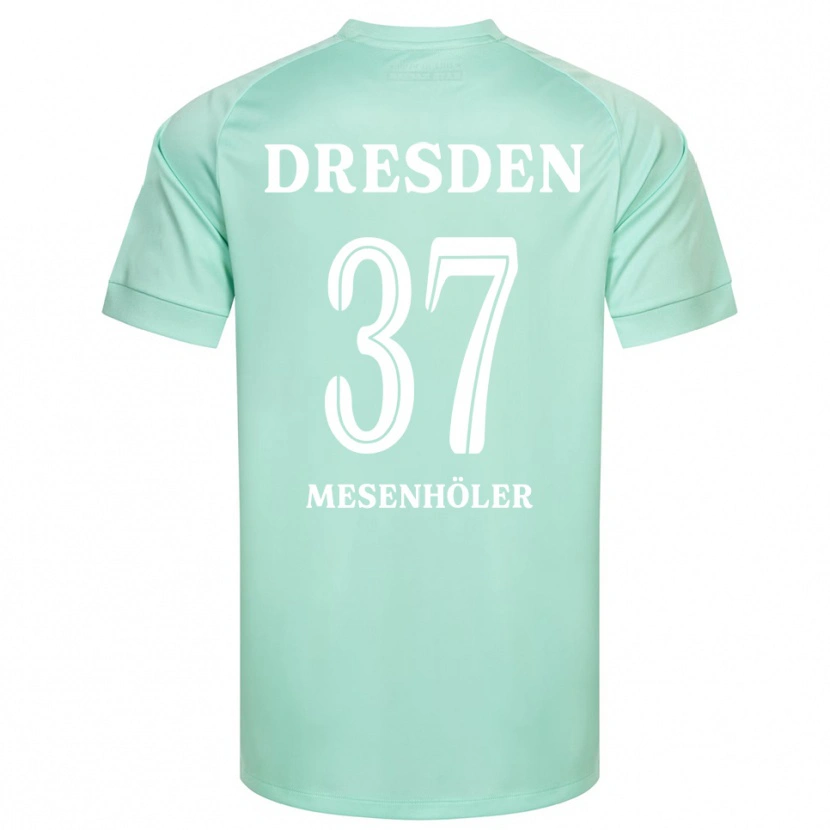 Danxen Mænd Daniel Mesenhöler #37 Lysegrøn Hvid Målmandstrøje 2025/26 Trøje T-shirt