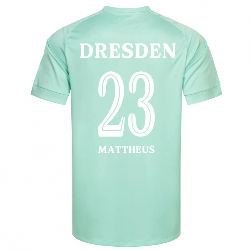 Danxen Mænd Paul Mattheus #23 Lysegrøn Hvid Målmandstrøje 2025/26 Trøje T-shirt
